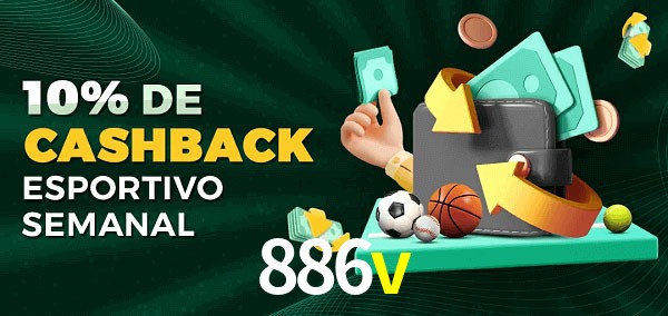 10% de bônus de cashback na 886v